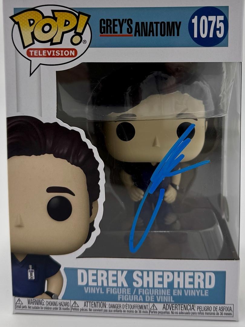 Patrick Dempsey signed Funko #1075 "Grey's Anatomy" - JSA COA